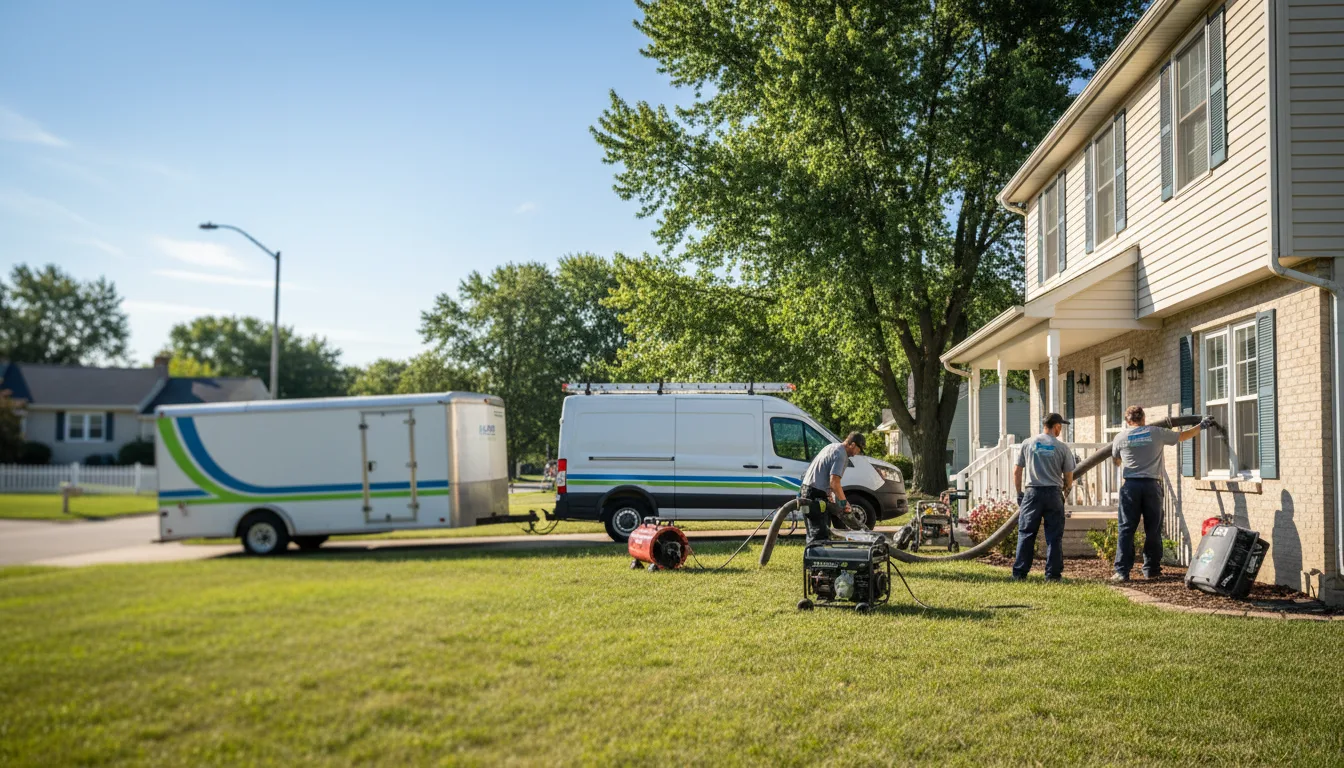 Flooded Basement Restoration And Cleanup With Repair in Newburg, ND near me